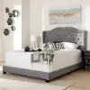 149-8923-RCW Contemporary Light Gray Upholstered Full Bed - Lainey