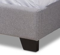 Contemporary Light Gray Upholstered Full Bed - Lainey-7