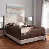 149-8935-RCW Contemporary Beige Upholstered Full Bed - Natasha