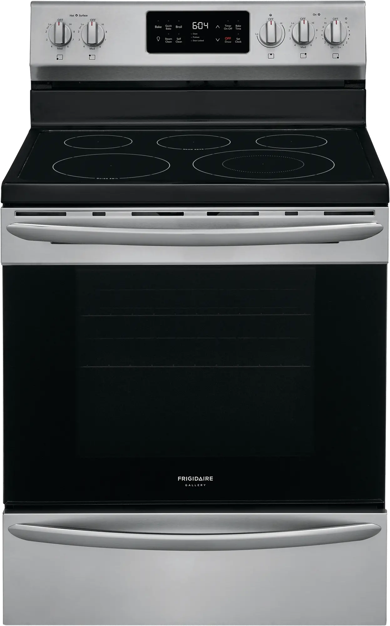 GCRE3038AF Frigidaire Gallery 30 Inch Electric Convection Range - 5.7 cu. ft. Fingerprint Resistant Stainless Steel-1