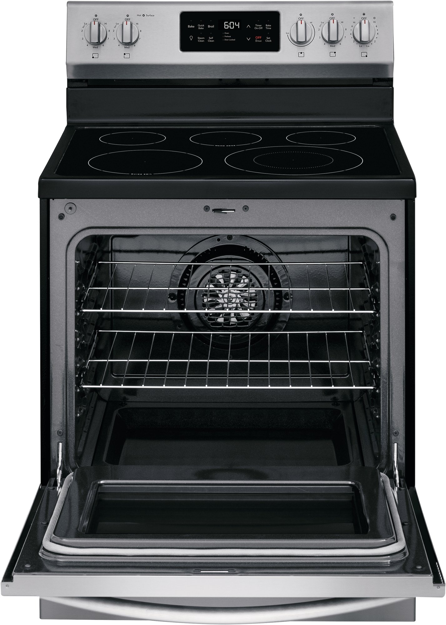 GCRE3038AF Frigidaire Gallery 30 Inch Electric Convection Range - 5.7 cu. ft. Fingerprint Resistant Stainless Steel-3