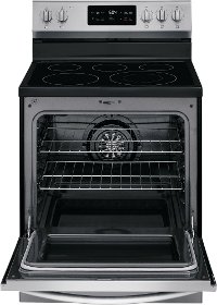 GCRE3038AF Frigidaire Gallery 30 Inch Electric Convection Range - 5.7 cu. ft. Fingerprint Resistant Stainless Steel-3