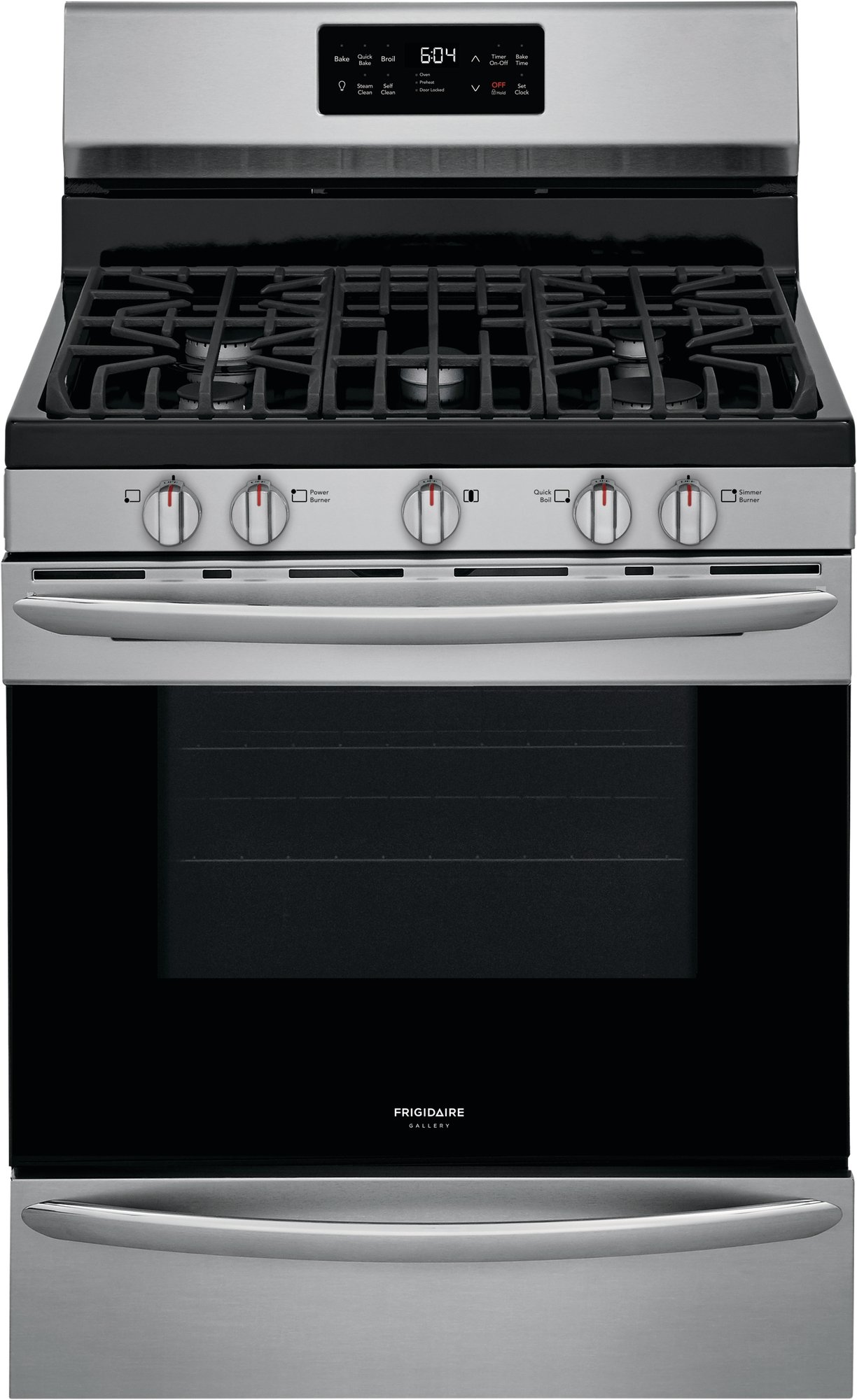 GCRG3038AF Frigidaire Gallery 30 Inch Freestanding Gas Range - 5.6 cu. ft. Stainless Steel-1