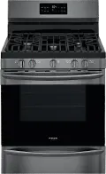 GCRG3038AD Frigidaire Gallery 30 Inch Freestanding Gas Range - 5.6 cu. ft. Black Stainless Steel