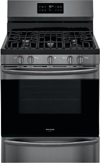 GCRG3038AD Frigidaire Gallery 30 Inch Freestanding Gas Range - 5.6 cu. ft. Black Stainless Steel