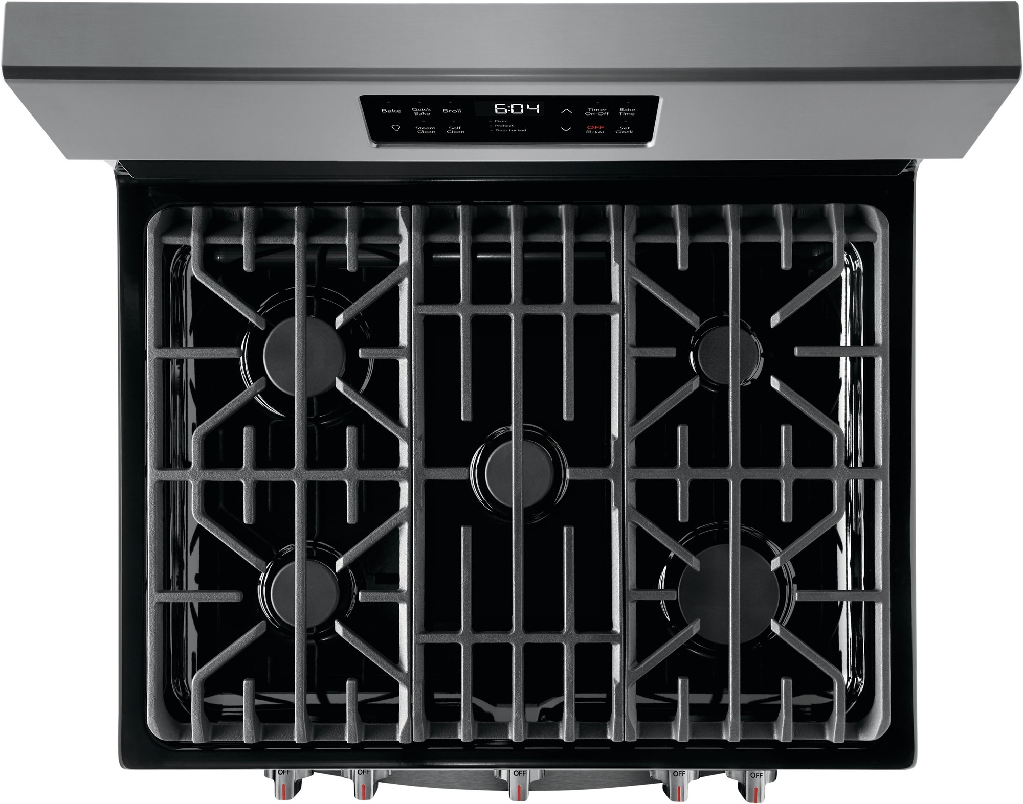 GCRG3038AD Frigidaire Gallery 30 Inch Freestanding Gas Range - 5.6 cu. ft. Black Stainless Steel-4