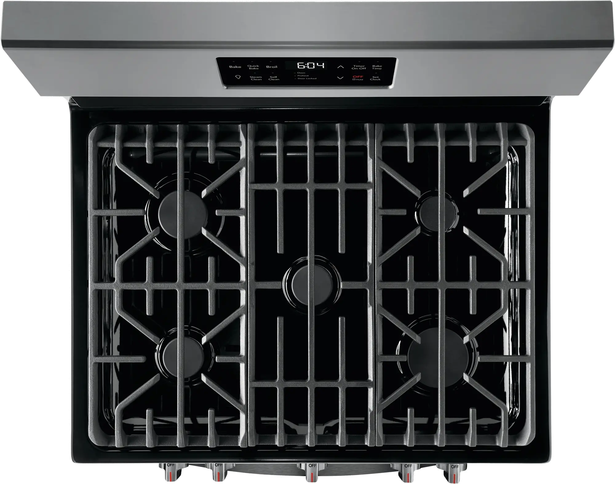 GCRG3038AD Frigidaire Gallery 30 Inch Freestanding Gas Range - 5.6 cu. ft. Black Stainless Steel-4