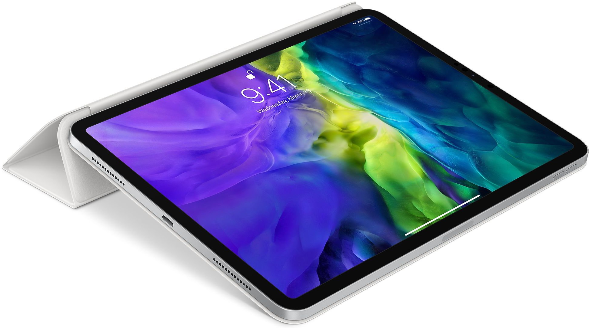MXT32ZM/A Smart Folio Case for iPad Pro 11 Inch - White-3