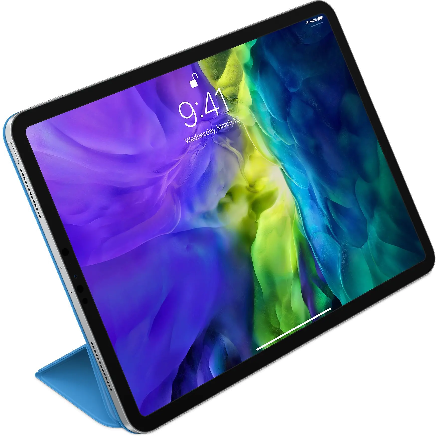 MXT62ZM/A Smart Folio Case for iPad Pro 11 Inch - Surf Blue-2