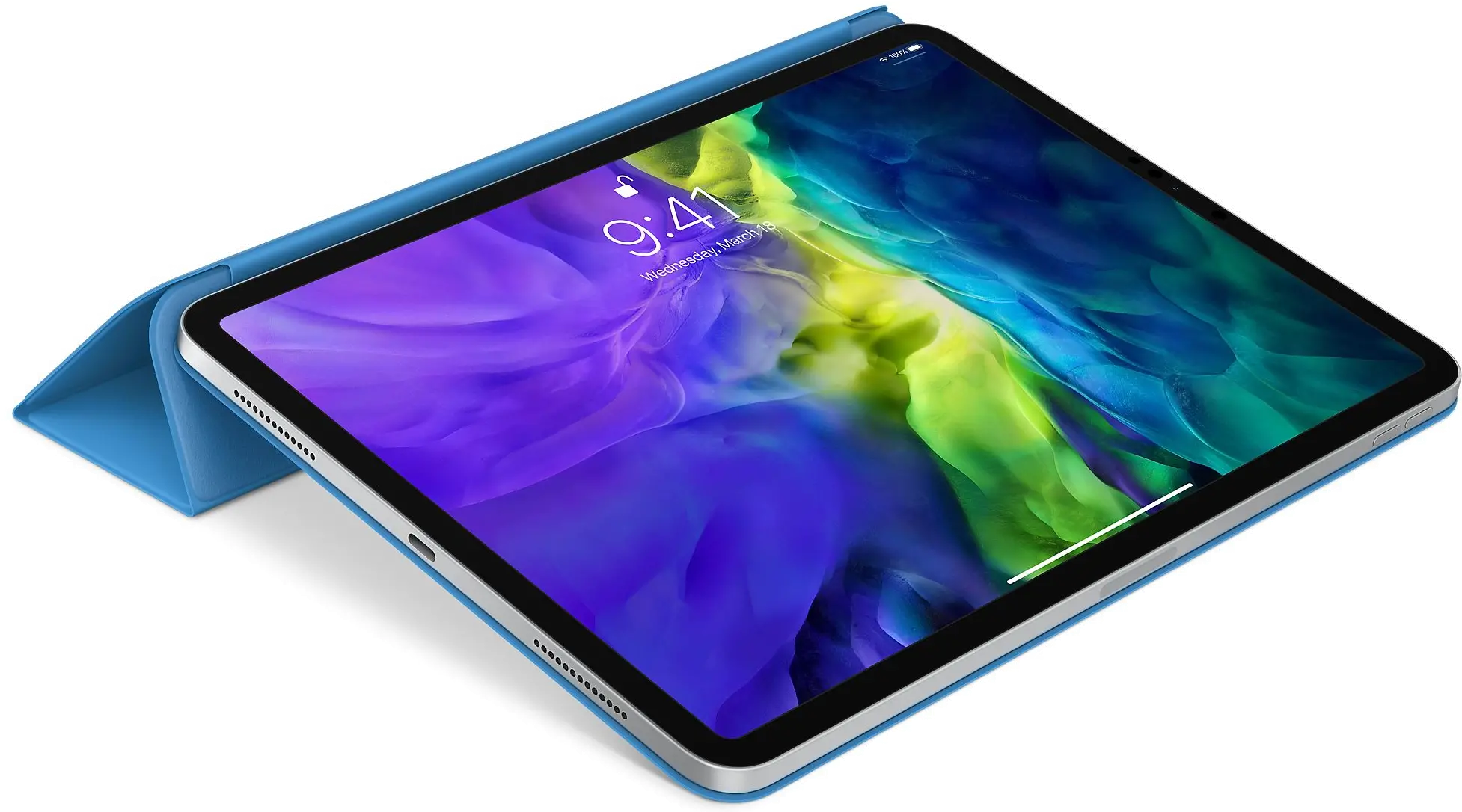 MXT62ZM/A Smart Folio Case for iPad Pro 11 Inch - Surf Blue-3
