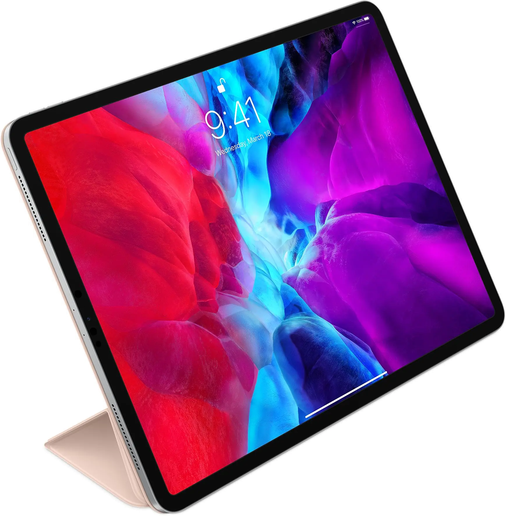 MXTA2ZM/A Smart Folio Case for iPad Pro 12.9 Inch - Pink Sand-2