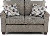Casual Contemporary Tan Loveseat - Tara