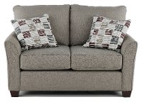 Casual Contemporary Tan Loveseat - Tara