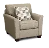 Casual Contemporary Tan Chair - Tara