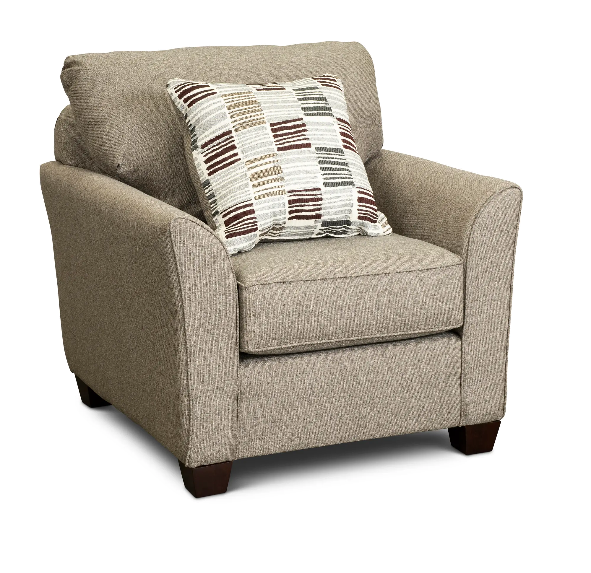 Casual Contemporary Tan Chair - Tara-1