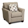 Casual Contemporary Tan Chair - Tara