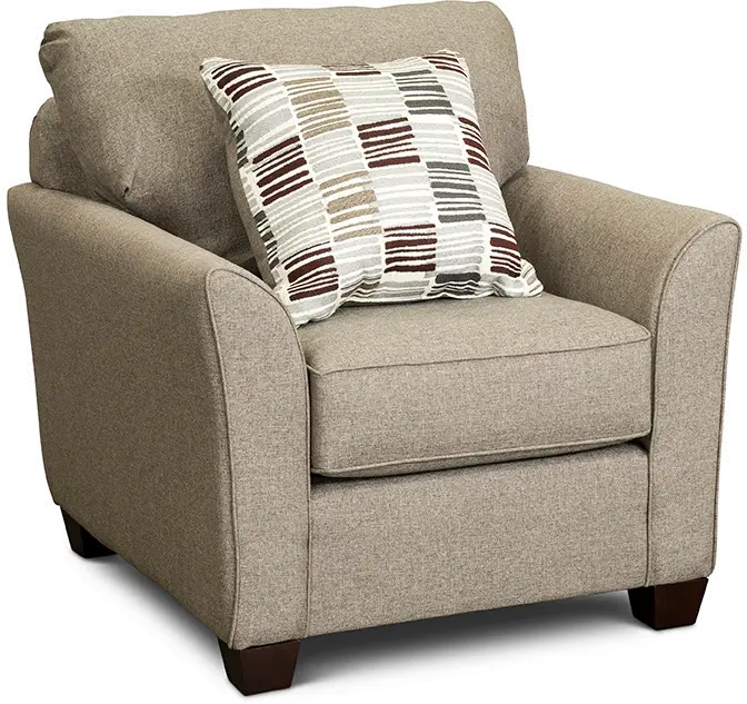 Casual Contemporary Tan Chair - Tara-2
