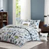 Blue and Green Twin Drive Away 3 Piece Bedding Collection