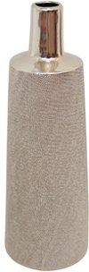 14 Inch Champagne Ceramic Vase