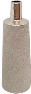 14 Inch Champagne Ceramic Vase