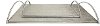 13 Inch Silver Tray with Handles