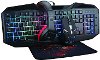 SC-44GK 4 IN 1 RGB COLOR KEYBOARD COMBO Supersonic 4-in-1 RGB Gaming Kit