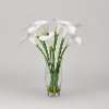 24 Inch White Calla Lilies Arrangement in Glass Vase