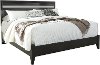 Modern Black Queen Bed - Panarama Place