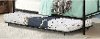 Contemporary Black Metal Twin Trundle - Opal