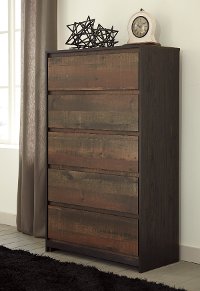 Rustic Two-Tone Chest of Drawers - Hayden Home-2