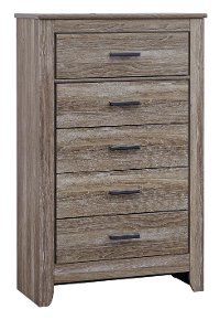Contemporary Vintage Oak Chest of Drawers - Burlington