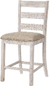 Modern Farmhouse Antique White Counter Height Stool - Markson