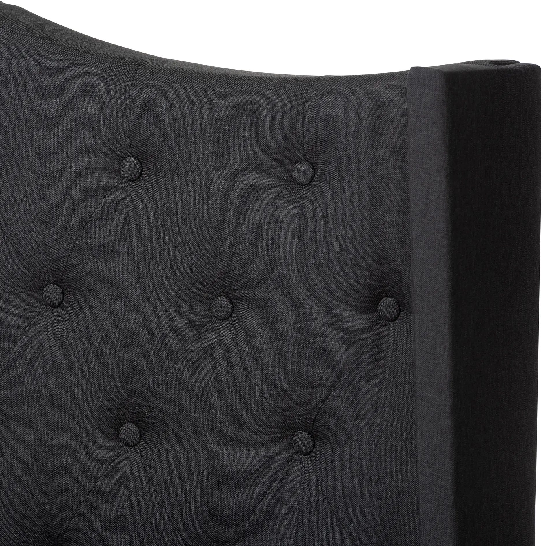 Contemporary Charcoal Gray Upholstered Full Bed - Natasha-6