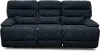 Rock Quarry Blue Power Reclining Sofa
