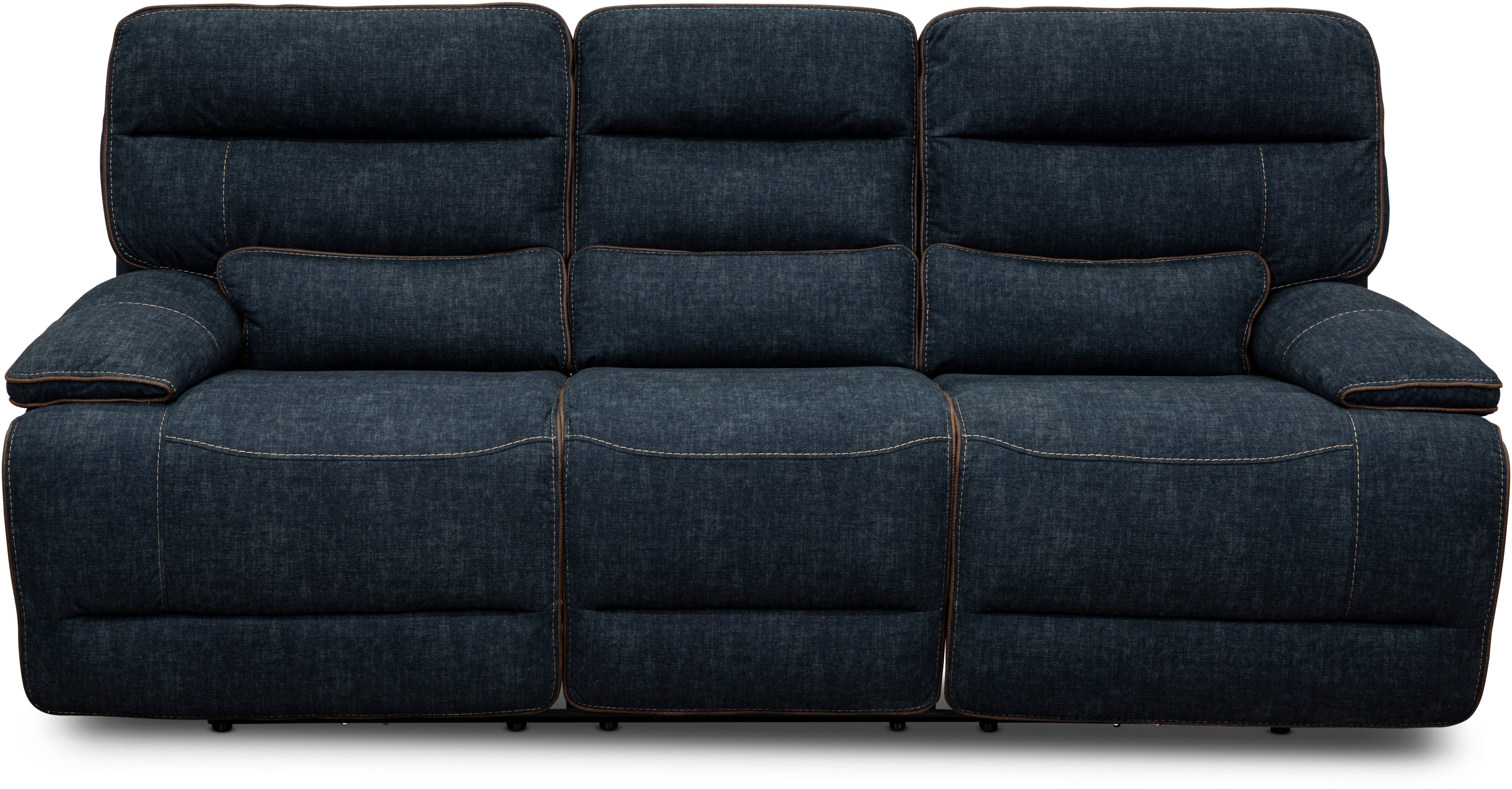 Rock Quarry Indigo Blue Power Reclining Sofa-1