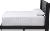 Contemporary Charcoal Upholstered King Bed - Westley-4