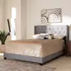 149-8938-RCW Contemporary Light Gray Upholstered Full Bed - Westley