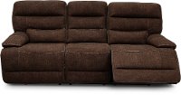 Rock Quarry Coffee Brown Power Reclining Sofa-2