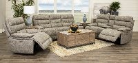 Granite Gray Power Recliner - Rock Quarry-4