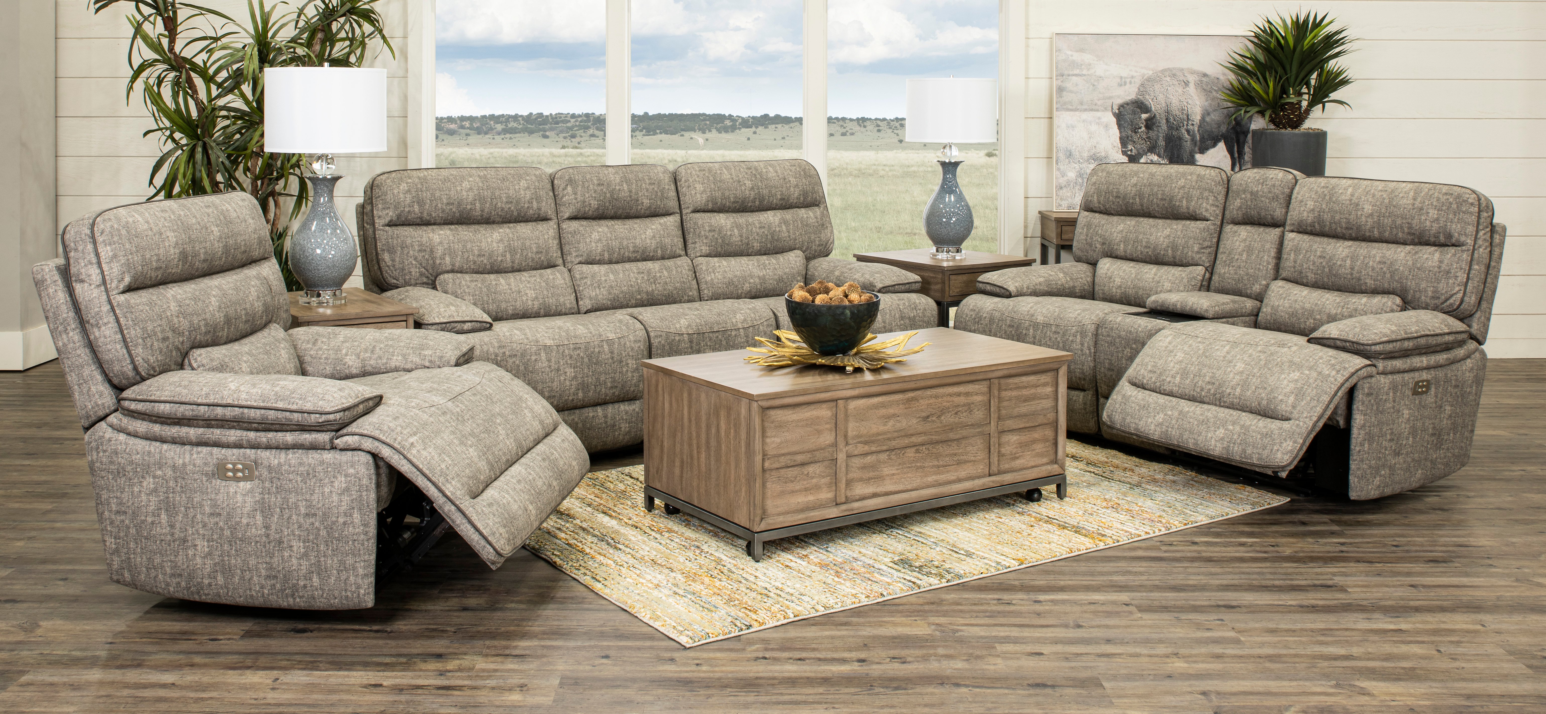 Rock Quarry Granite Gray Power Recliner-4