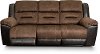 Mocha Brown Reclining Sofa - Earhart