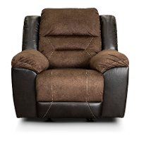 Mocha Brown Manual Recliner - Earhart-4