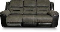 Earhart Charcoal Gray Reclining Sofa