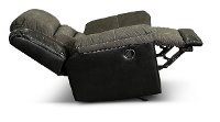 Charcoal Gray Manual Recliner - Earhart-3