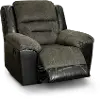 Earhart Charcoal Gray Manual Recliner