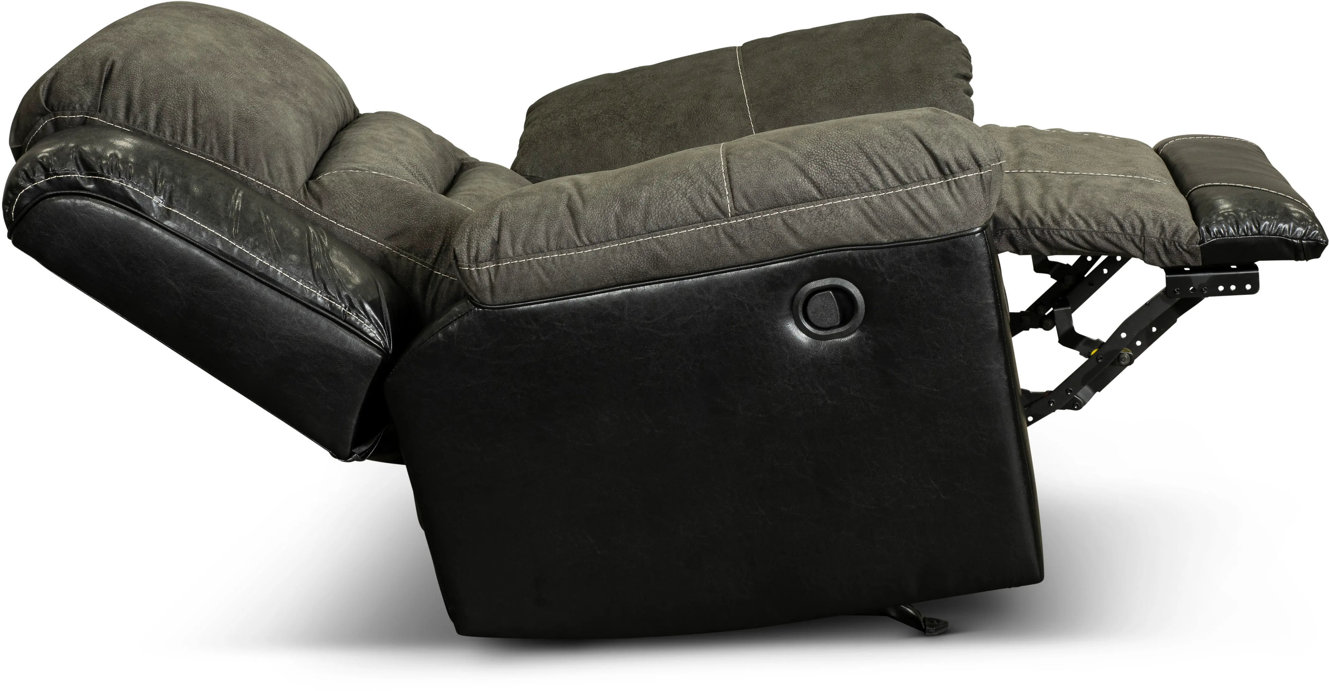 Earhart Charcoal Gray Manual Recliner-3