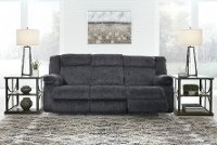 Marine Blue Power Reclining Sofa - Burkner-1