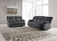 Marine Blue Power Reclining Sofa - Burkner-3