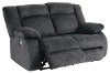 Marine Blue Power Reclining Love Seat - Burkner