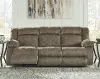 Clearance Burkner Brown Power Reclining Sofa